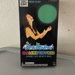 PoolCandy Illuminated Jumbo LED Beach Ball